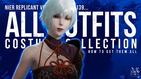 nier replicant clothing|how to unlock nier outfits.